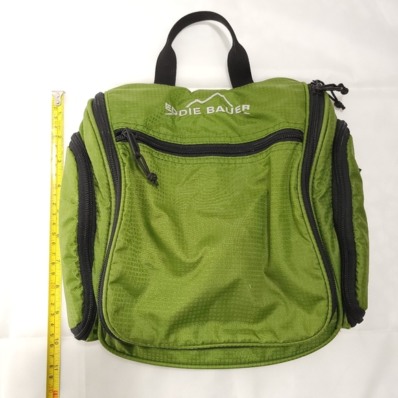 Eddie Bauer Bags Eddie Bauer Green Canvas Toiletrie Bag Poshmark